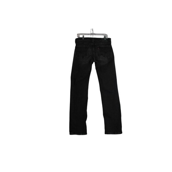 Levi Strauss Levis 511 Black Denim Stretch Straight Leg Jeans Mens 34x34 - Picture 3 of 6